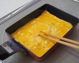 お弁当に!卵1個の小さな卵焼き作り方5写真