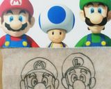 キャラ弁♪マリオとルイージ!ヨッシーの卵作り方1写真
