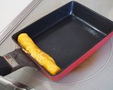 お弁当に!卵1個の小さな卵焼き作り方6写真