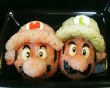キャラ弁♪マリオとルイージ!ヨッシーの卵作り方9写真