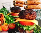 こどもの日☆鯉のぼりソーセージ肉バーガー作り方16写真