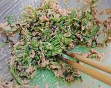豆苗とツナの和え物作り方4写真