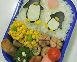なかよし親子ペンギン☆デコ弁作り方5写真
