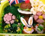 チャーミング♡ユニコとチャオ♪キャラ弁✱作り方4写真