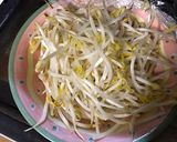 もやしとスナップえんどうの塩昆布あえ♪作り方1写真