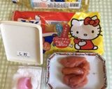 付け合せの明太パスタ〜(o˘◡˘o)♡作り方1写真