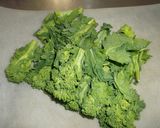菜花と甘海老、鱈の白子の煮物作り方1写真