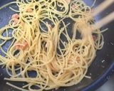 付け合せの明太パスタ〜(o˘◡˘o)♡作り方16写真