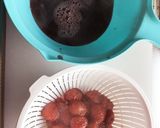 二層で可愛い♪春めく練乳いちご牛乳寒天♪作り方3写真