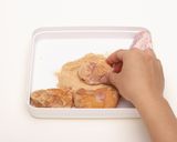 驚愕！鶏のから揚げ【レンジで3分】作り方2写真