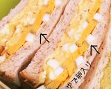 *王道のタマゴサンド〜粒マスタード入り*作り方5写真