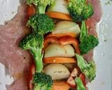 鶏むね肉Deベジ➕チキン♦☺ピザ☺♦作り方5写真