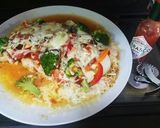 鶏むね肉Deベジ➕チキン♦☺ピザ☺♦作り方8写真