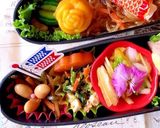 チャプチェ 肉巻き こどもの日弁当作り方3写真