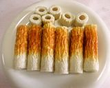 子供の日に♬こいのぼりちくわパン作り方1写真