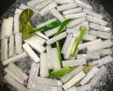 南インド風、大根と豆の煮込み。作り方2写真