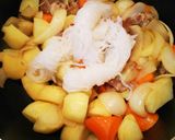 トマト缶で!レンジ時短!トマト肉じゃが作り方9写真