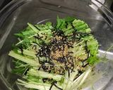 水菜サラダ 大量消費作り方2写真