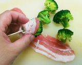 ブロッコリーの肉巻きカレー唐揚げ作り方2写真