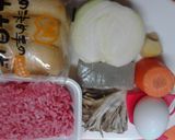 挽き肉詰めて油揚げの巾着煮込み作り方1写真