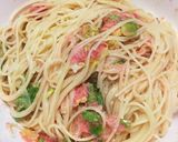たらことキャベツのスパゲティ作り方5写真