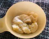 離乳食♪初期♪レンジで簡単♪バナナ作り方2写真