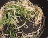 きしめんでもやし納豆焼うどん作り方1写真