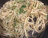 きしめんでもやし納豆焼うどん作り方4写真