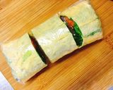 薄焼き卵で低糖質☆サーモンの生春巻き風作り方16写真