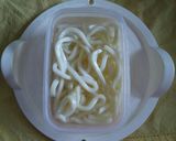 超簡単♡ベーコン＆しめじのバジルうどん♪作り方2写真