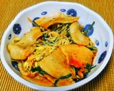 豚ニラ豆もやしの辛味噌あんかけ作り方7写真