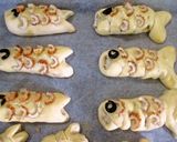 子供の日に♬こいのぼりちくわパン作り方16写真