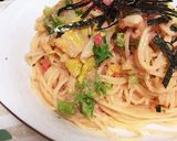 たらことキャベツのスパゲティ作り方7写真