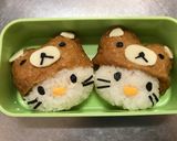 リラくま&キティ〜☆キャラ弁作り方4写真