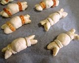 子供の日に♡キャンディーちくわパン作り方6写真