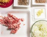 お昼にぴったり！納豆肉味噌うどん作り方1写真