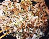お昼にぴったり！納豆肉味噌うどん作り方3写真