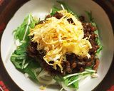 お昼にぴったり！納豆肉味噌うどん作り方5写真