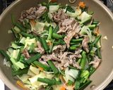野菜たっぷり豚キムチ炒め作り方16写真