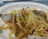 ゆず醤油パスタ　なめ茸入り作り方15写真