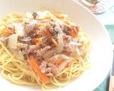 ポン酢でさっぱり☆ツナ玉ねぎのパスタ作り方7写真