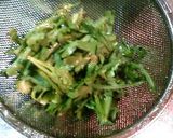春菊サラダ☆カレーパウダー☆作り方1写真