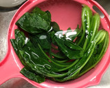 ほうれん草とふんわり卵の中華スープ作り方2写真