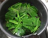 ほうれん草とふんわり卵の中華スープ作り方4写真