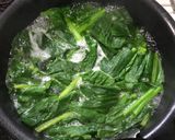 ほうれん草とふんわり卵の中華スープ作り方5写真