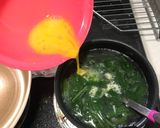 ほうれん草とふんわり卵の中華スープ作り方8写真