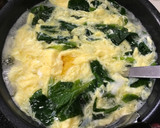 ほうれん草とふんわり卵の中華スープ作り方11写真