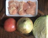 赤味噌トマトでデミグラ風味なパスタ作り方1写真