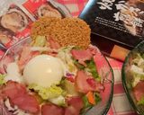 広島土産焼き牡蠣煎餅のシーザーサラダ作り方6写真