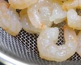 レンジで簡単！山葵醤油風味☆海老タルタル作り方1写真